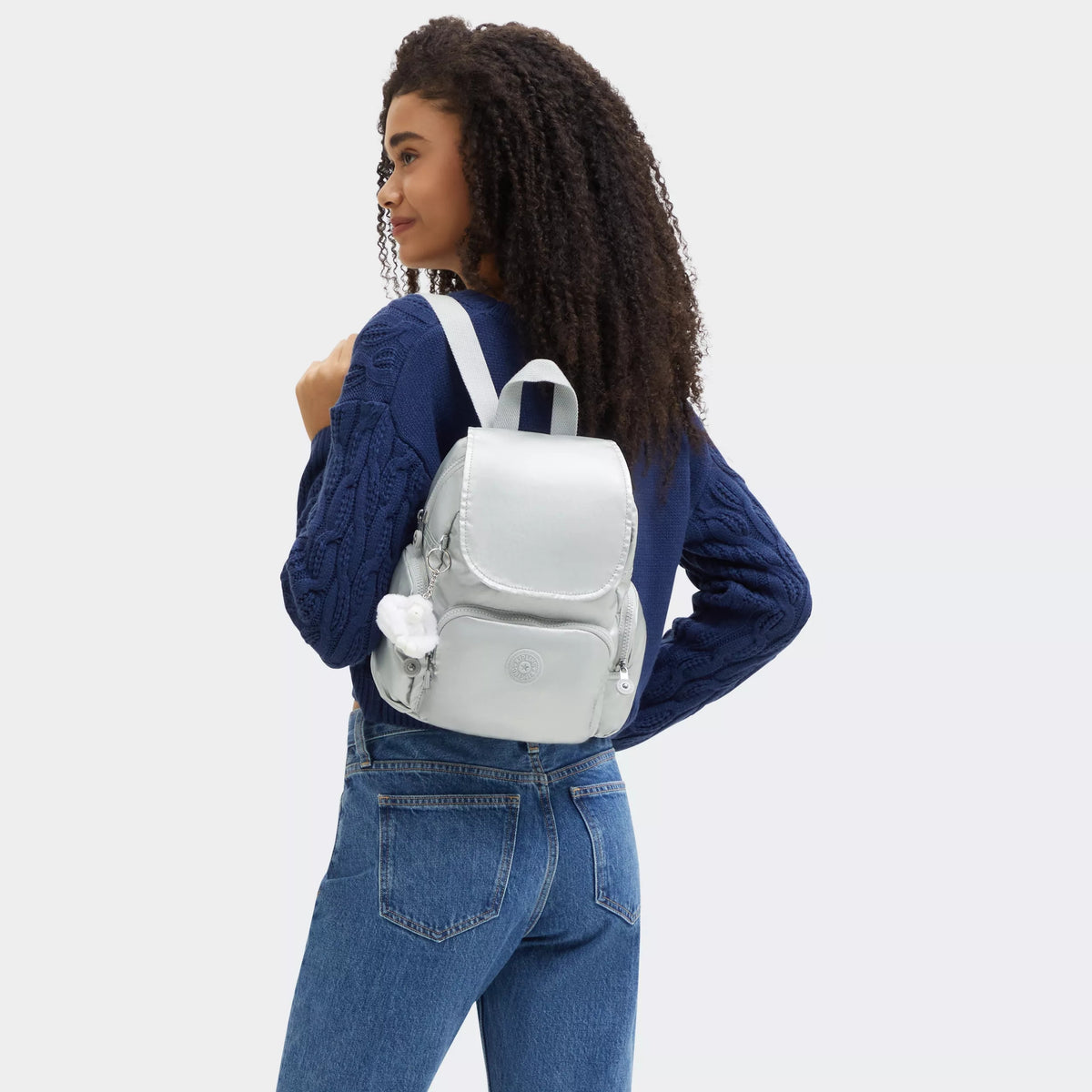 City Zip Mini Metallic Backpack New Bright Met - 2