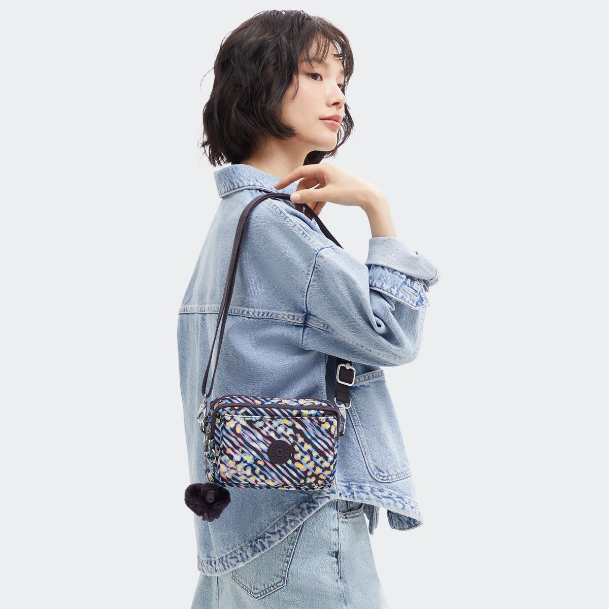 Abanu Multi Printed Convertible Crossbody Bag Undersea Lights - 2