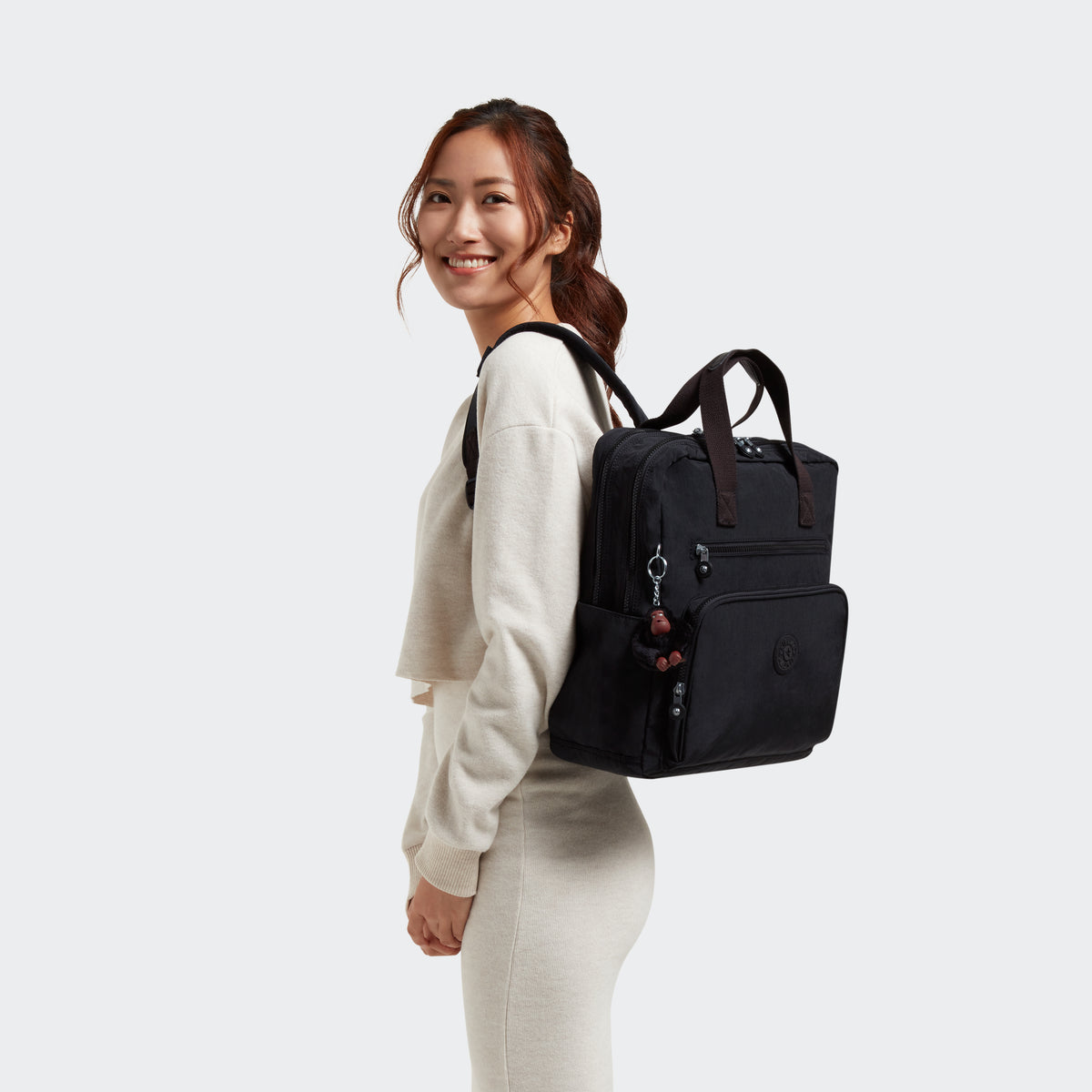 Audrie Diaper Backpack Black Tonal - 2