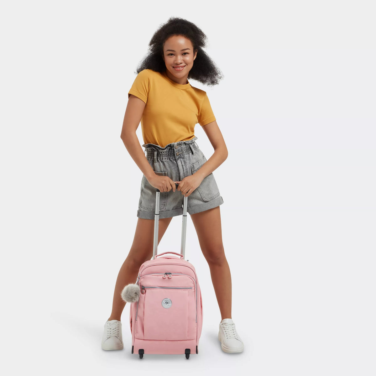 Gaze Large Rolling Backpack Bridal Rose - 2