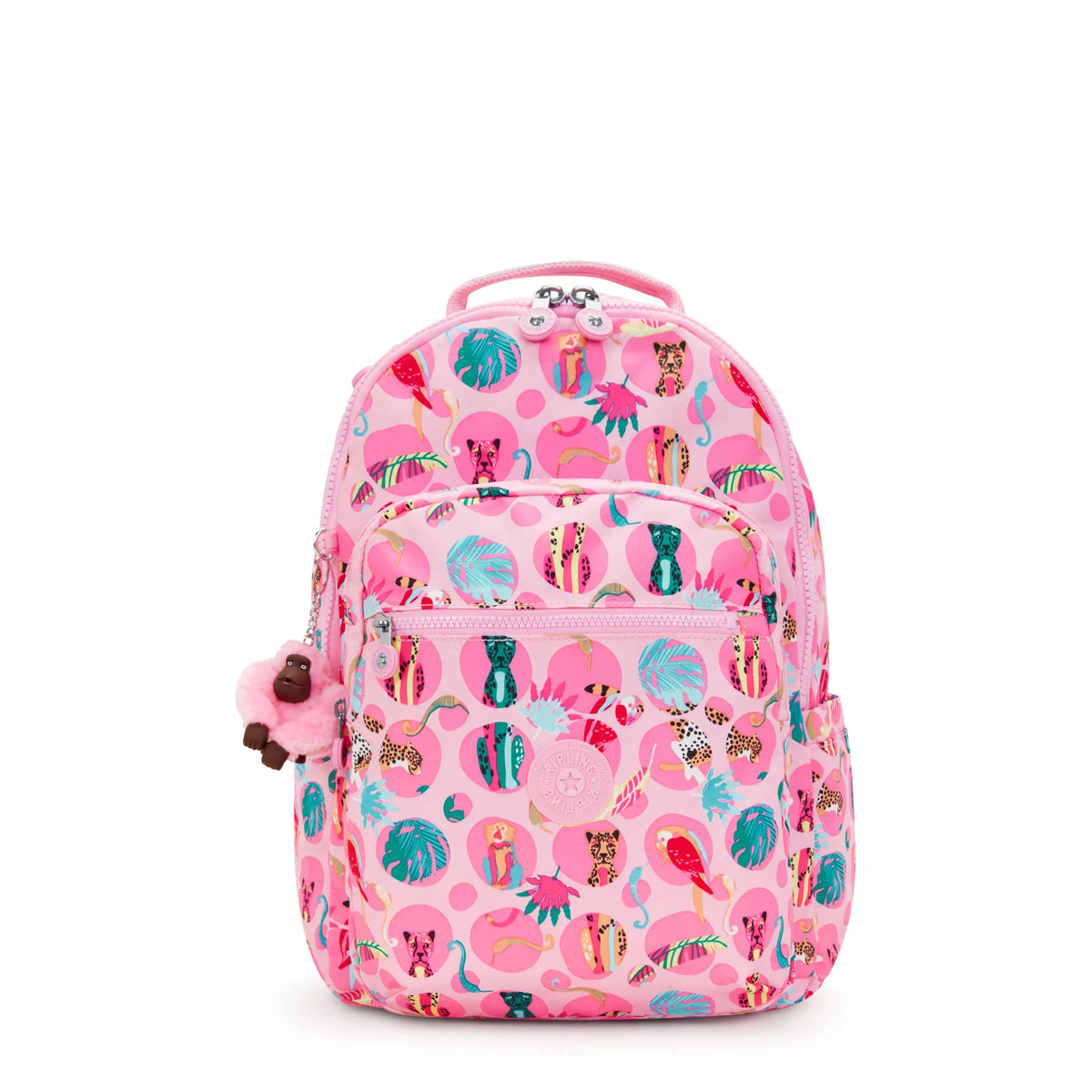 Seoul Large Printed 15" Laptop Backpack Safari Party - 1