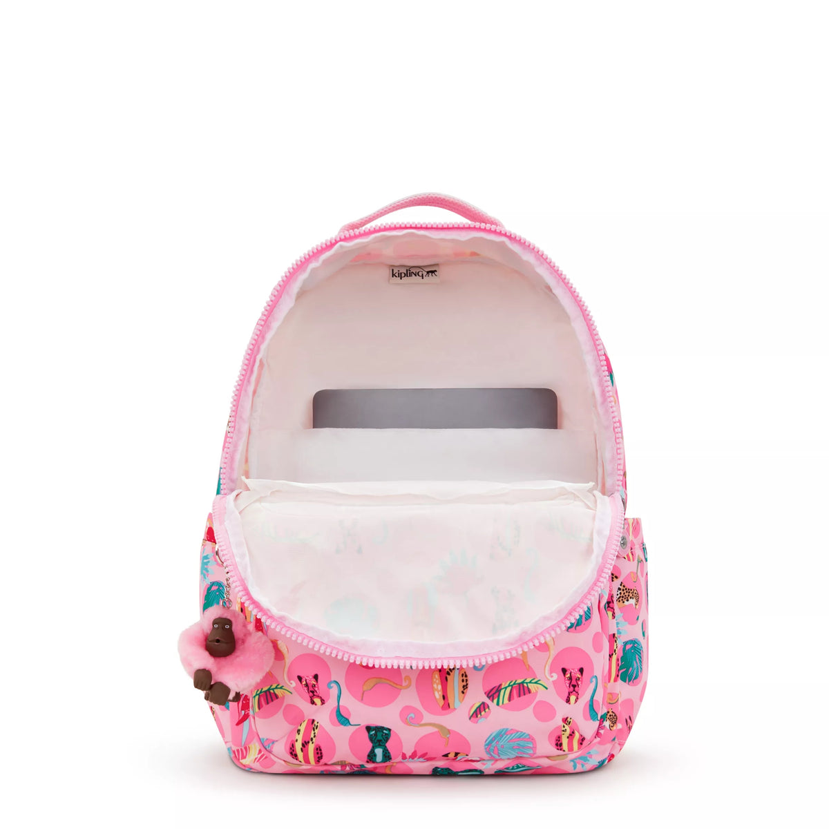 Seoul Large Printed 15" Laptop Backpack Safari Party - 3