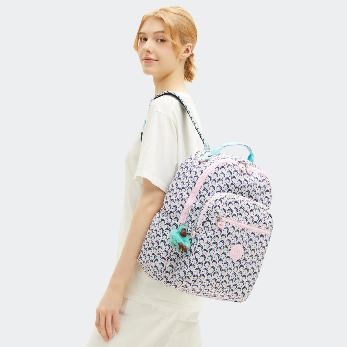 Seoul Large Printed 15" Laptop Backpack Geo Shell - 2