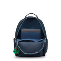 Seoul Large  15" Laptop Backpack Blue Green Block - 4