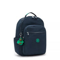 Seoul Large  15" Laptop Backpack Blue Green Block - 5