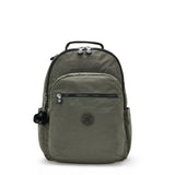 Seoul Large 15" Laptop Backpack Green Moss-view-1 thumbnail