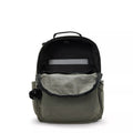 Seoul Large 15" Laptop Backpack Green Moss-view-4 thumbnail