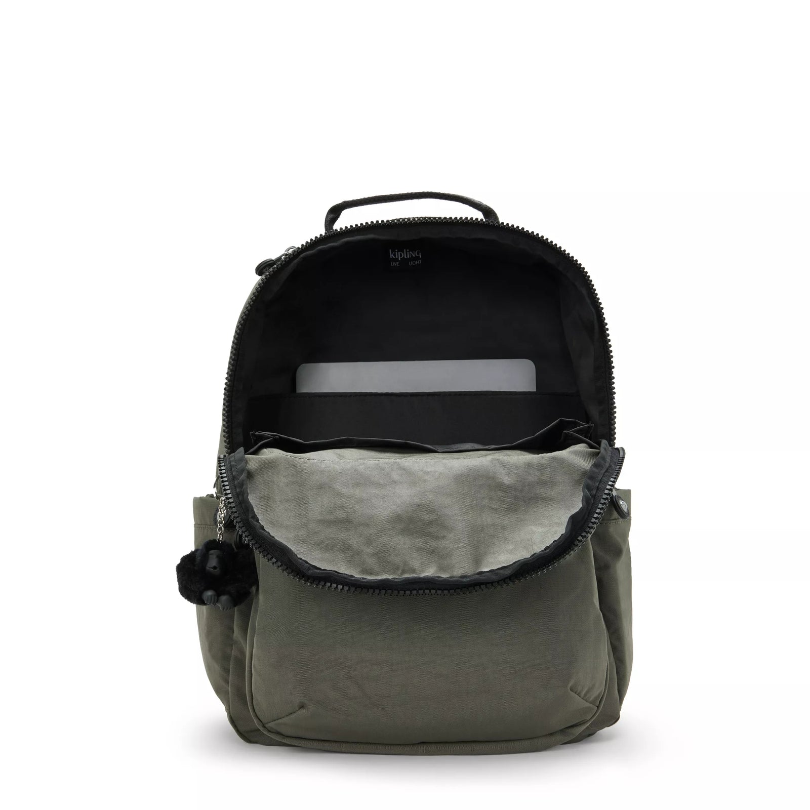 Seoul Large 15" Laptop Backpack Green Moss-view-4
