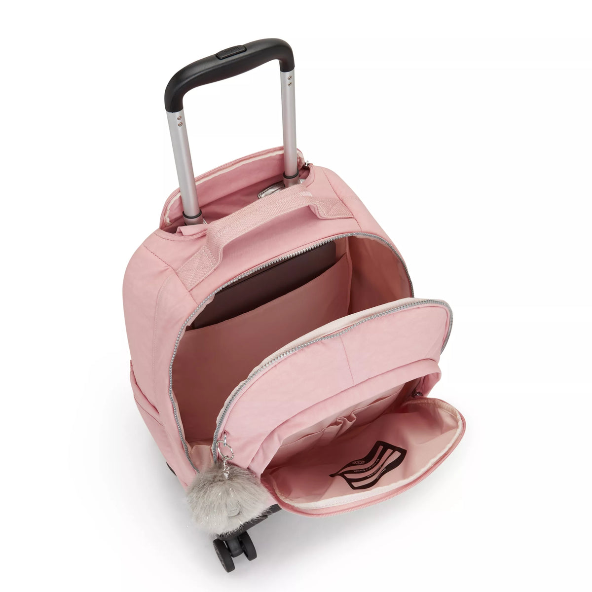 New Zea 15" Laptop Rolling Backpack Bridal Rose - 3
