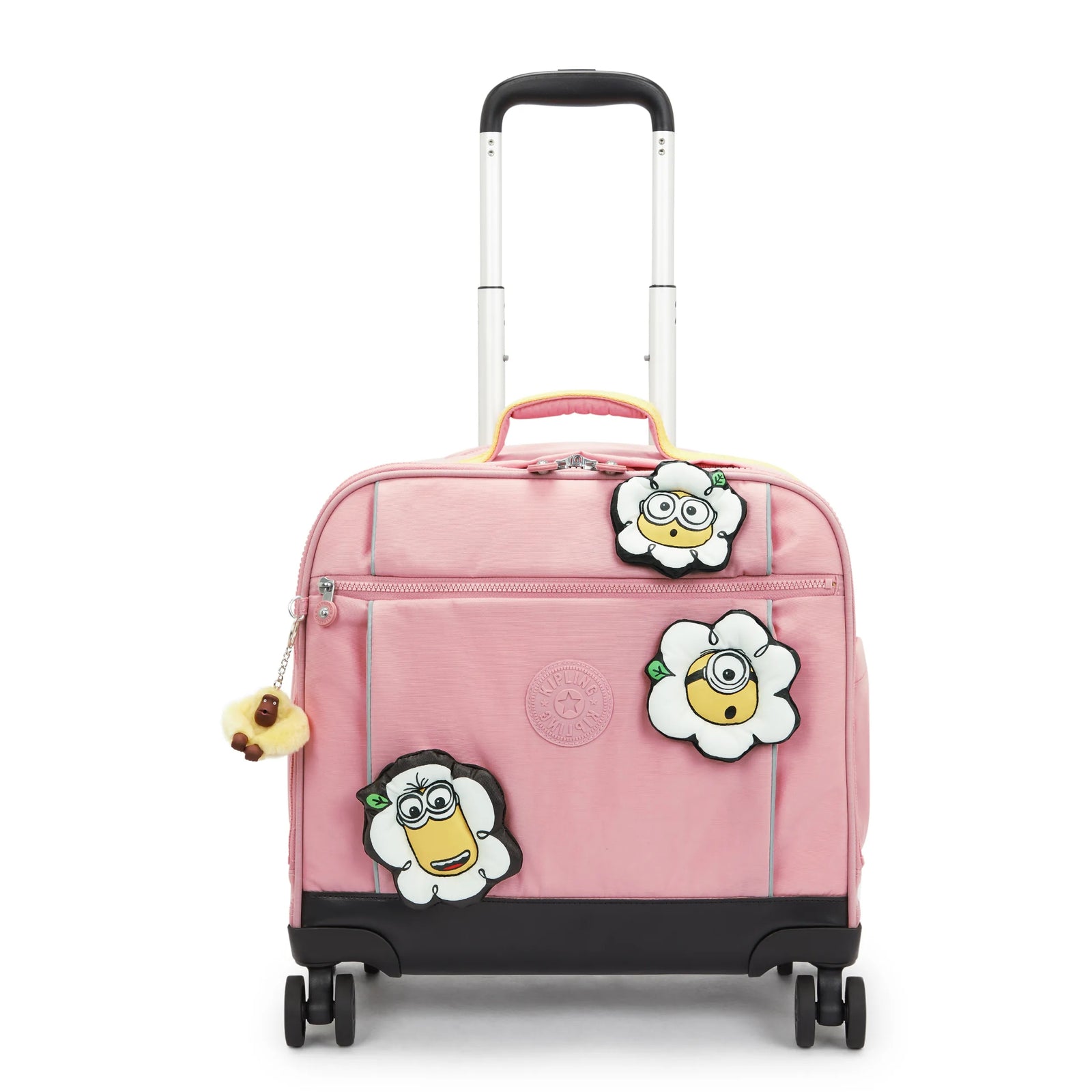Minions New Storia 4-Wheeled Rolling Luggage Pink Daisy-view-1