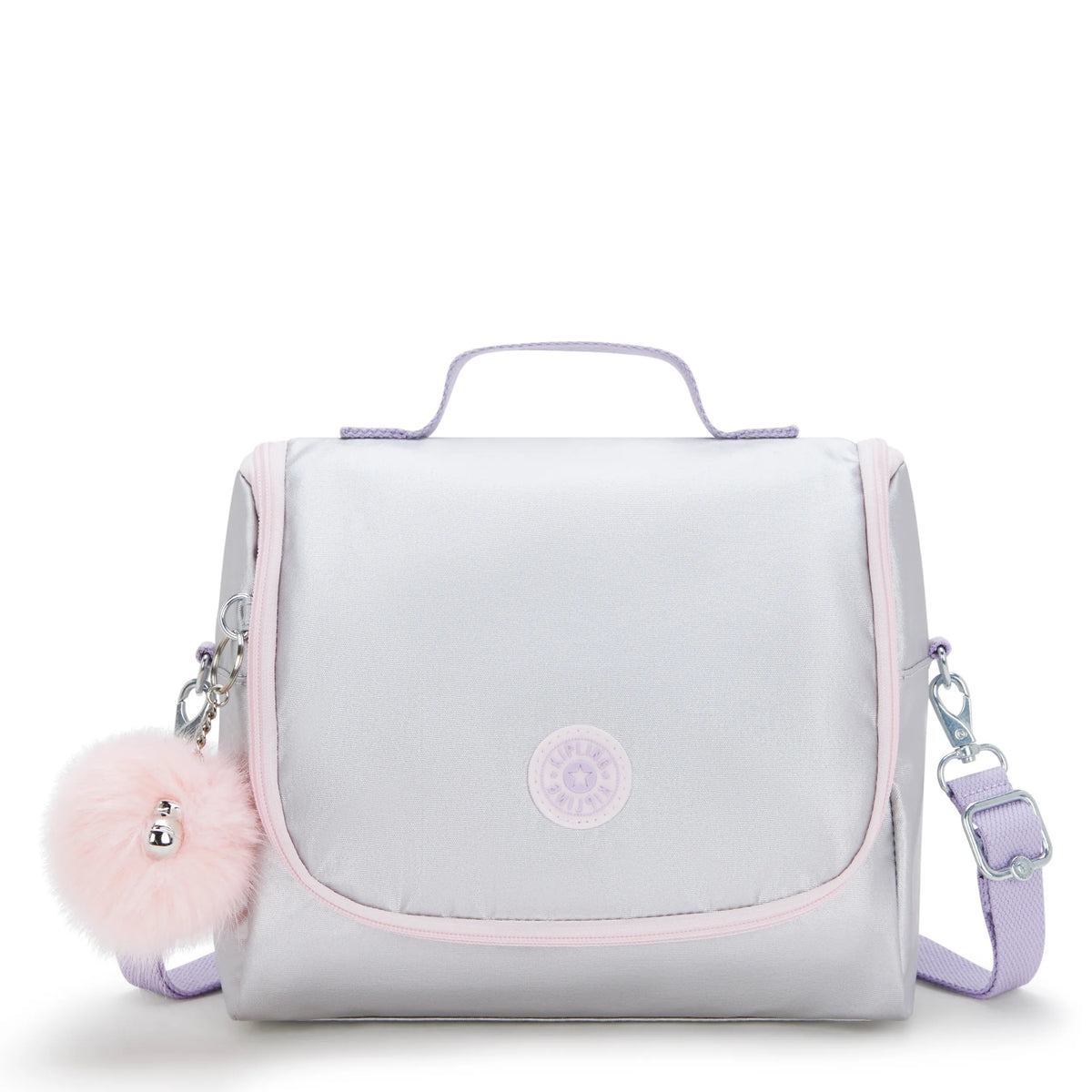 New Kichirou Metallic Lunch Bag Silver Glow Met - 1