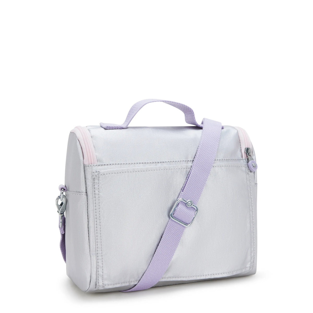 New Kichirou Metallic Lunch Bag Silver Glow Met - 3