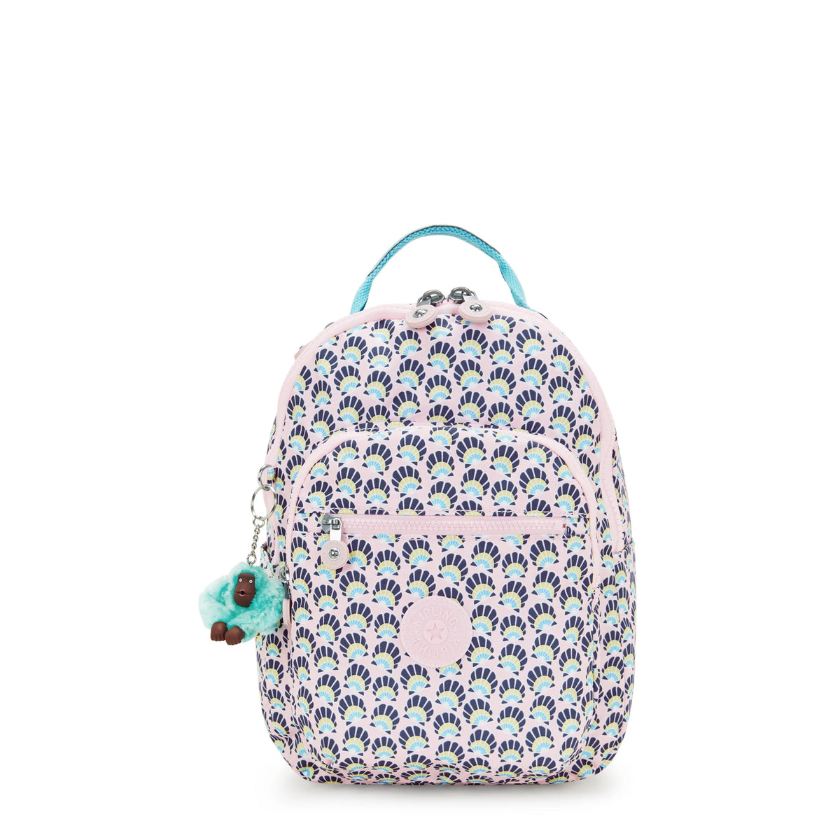 Seoul Small Printed Tablet Backpack Geo Shell - 1
