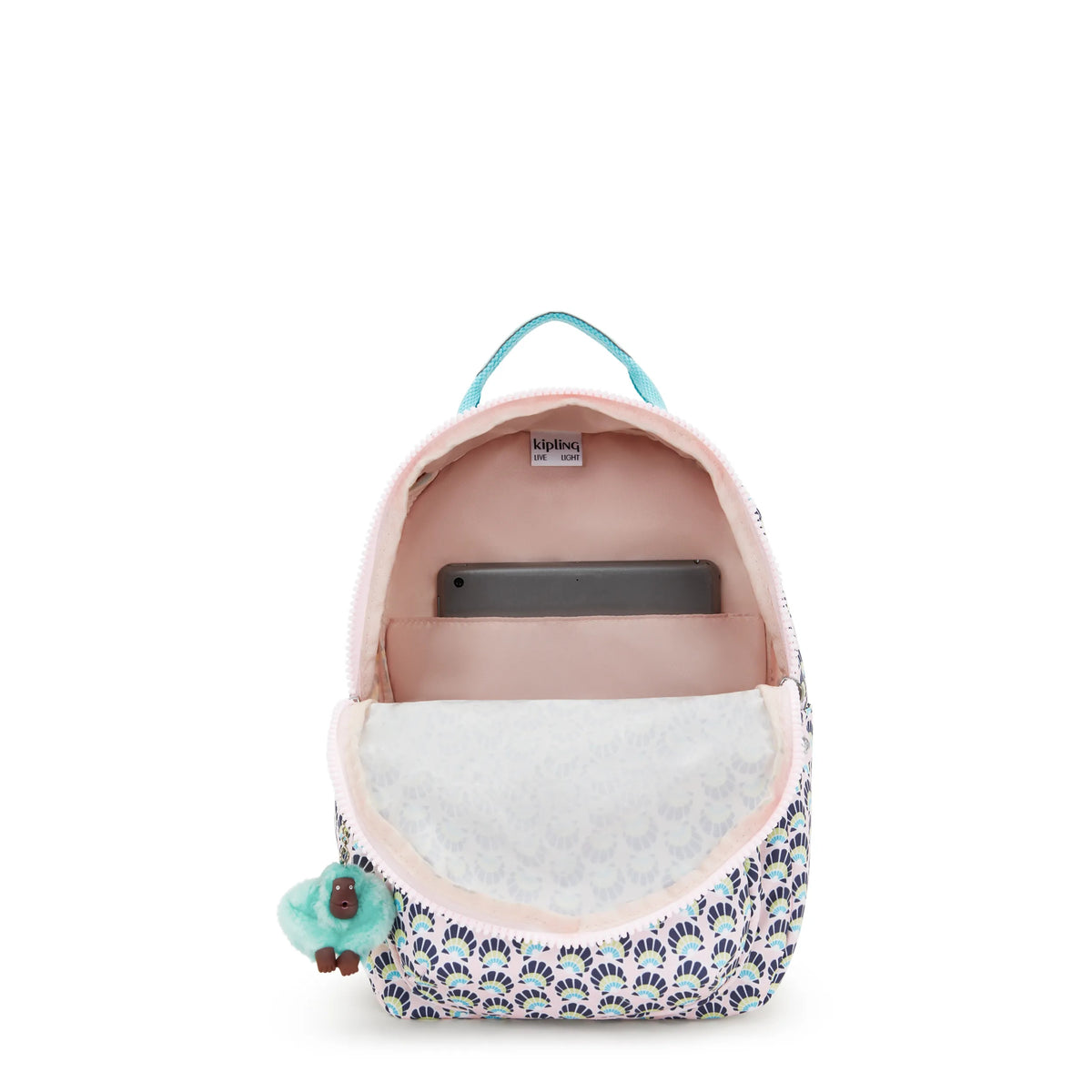 Seoul Small Printed Tablet Backpack Geo Shell - 3