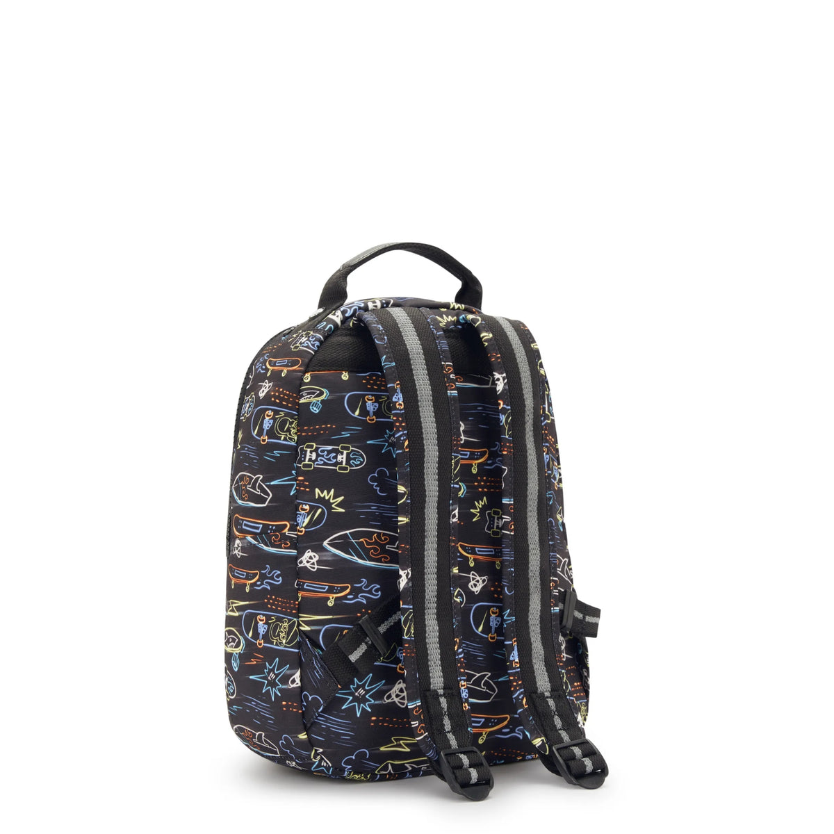 Seoul Small Printed Tablet Backpack Neon Skate - 3