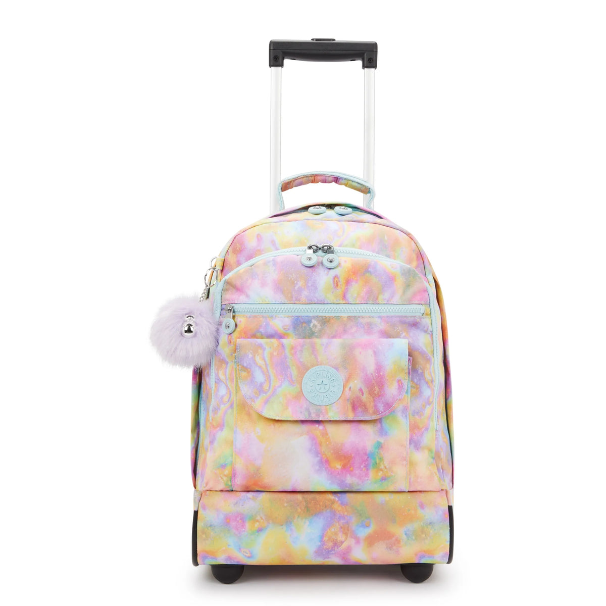 Sanaa Large Printed Rolling Backpack Bubble Slick - 1