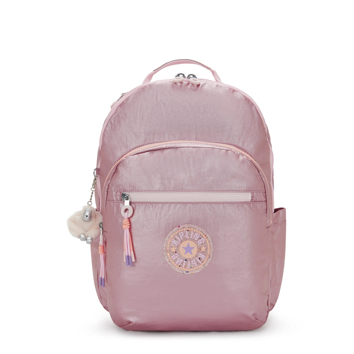 Seoul Extra Large Metallic 17" Laptop Backpack Bronze Pink Metallic C - 