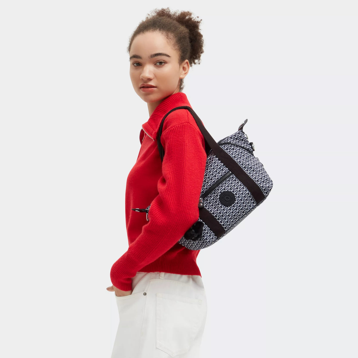 Art Mini Printed Shoulder Bag Signature Print - 2