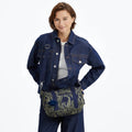 Art Mini Printed Shoulder Bag Striped Grasses - 2