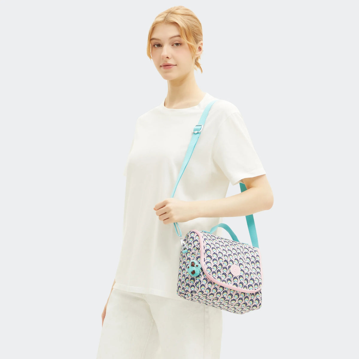 New Kichirou Printed Lunch Bag Geo Shell - 2