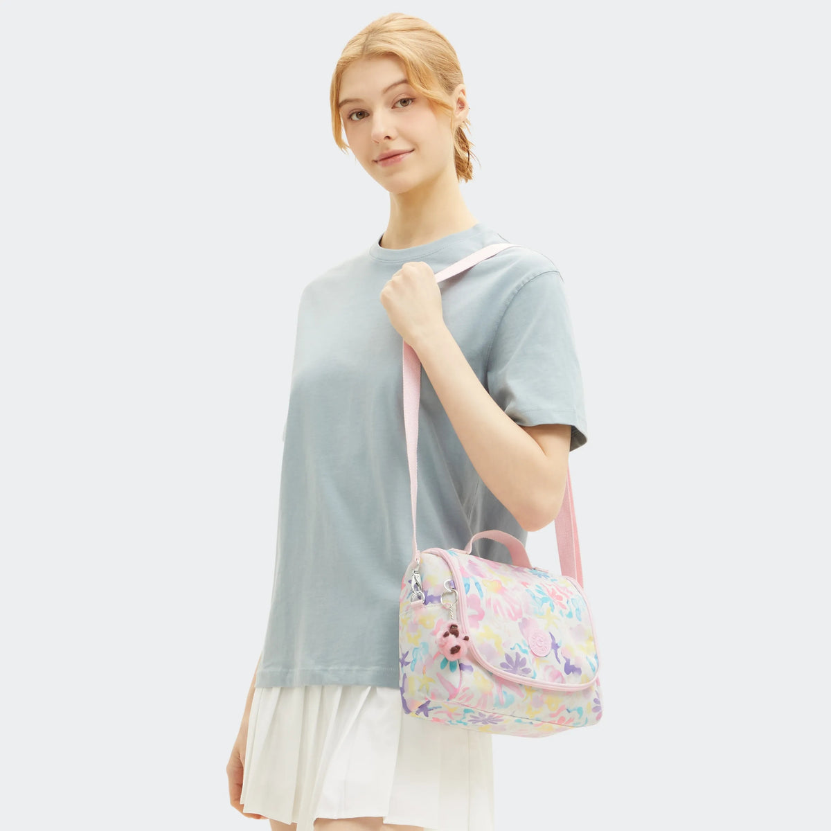New Kichirou Printed Lunch Bag Aqua Sea - 2