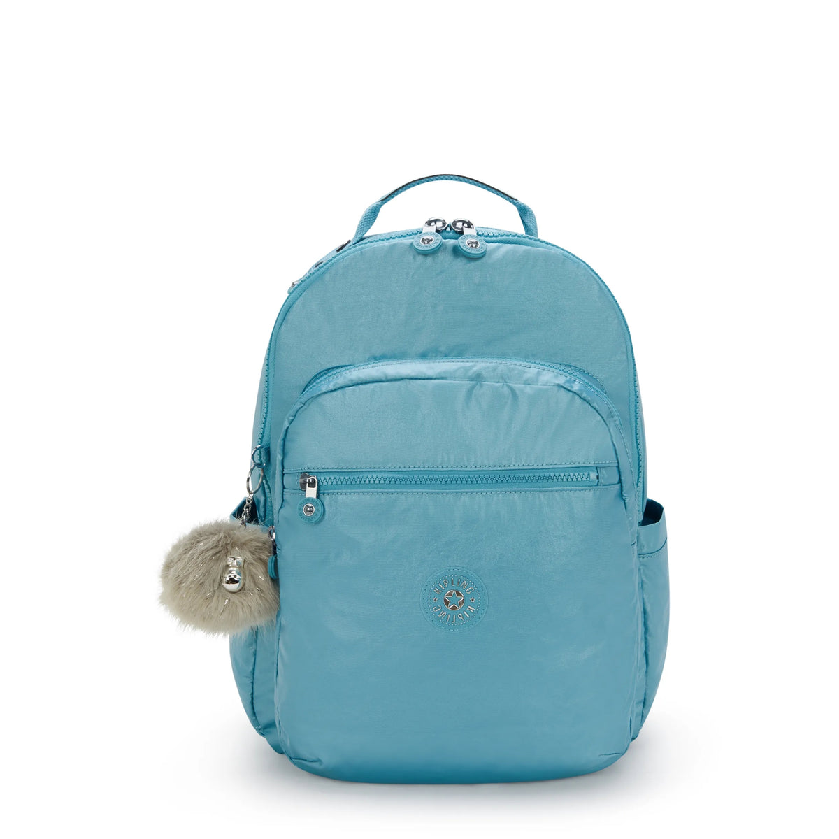 Seoul Large Metallic 15" Laptop Backpack Aqua Tides Metallic - 1