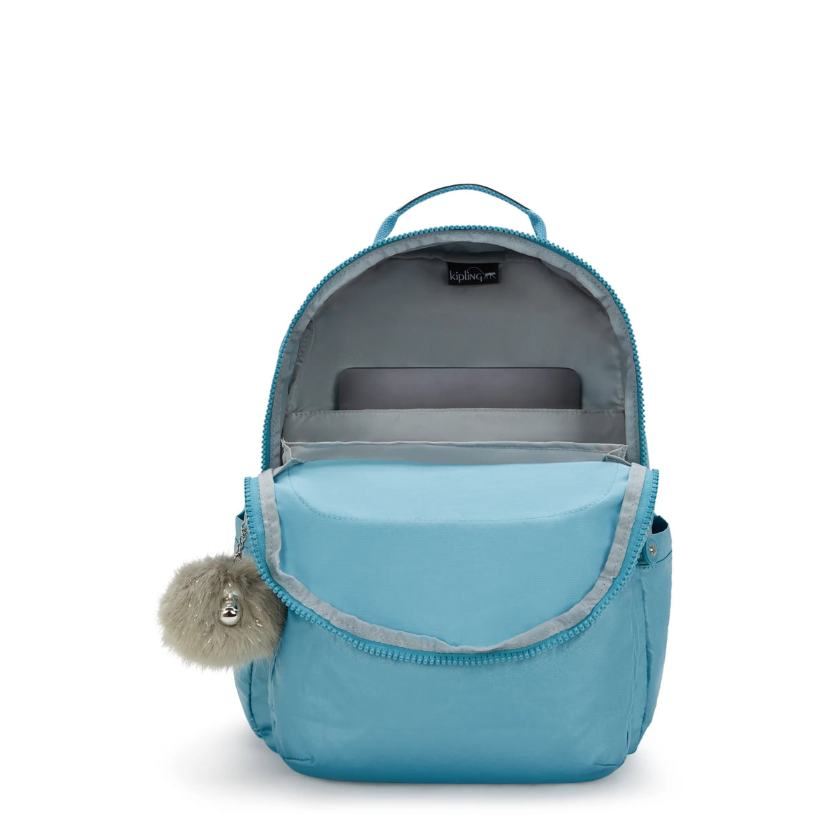 Seoul Large Metallic 15" Laptop Backpack Aqua Tides Metallic - 3