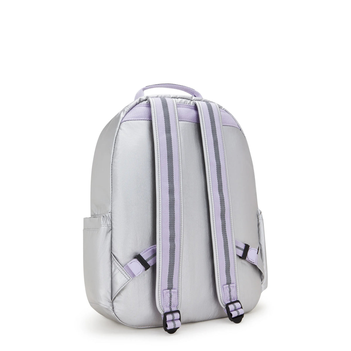 Seoul Large Metallic 15" Laptop Backpack Silver Glow Met - 3