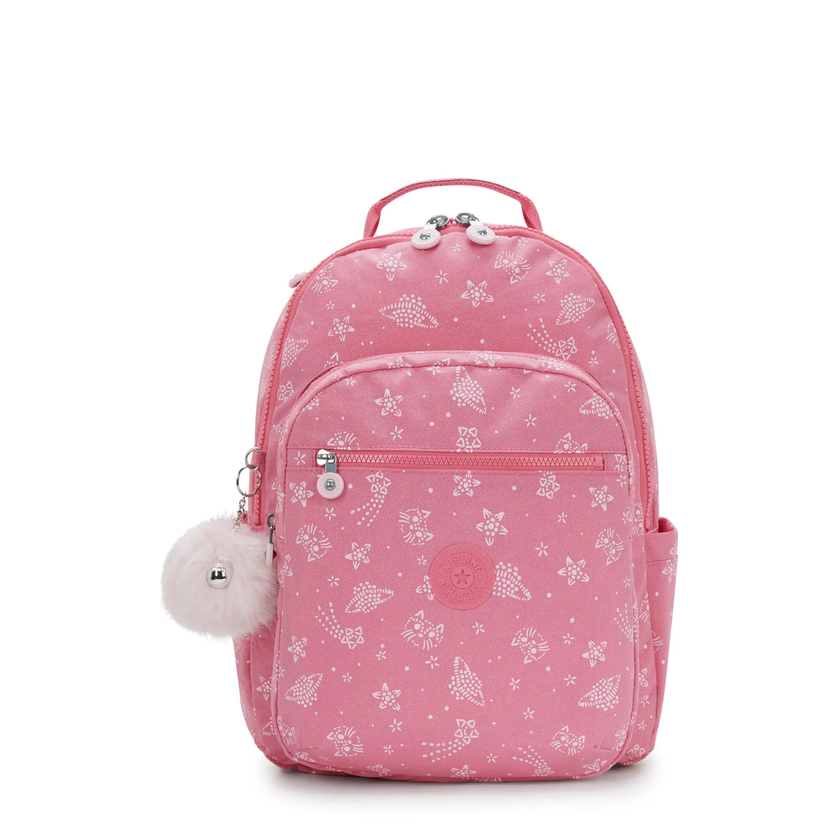 Seoul Large 15" Laptop Backpack Glitter Cats - 1