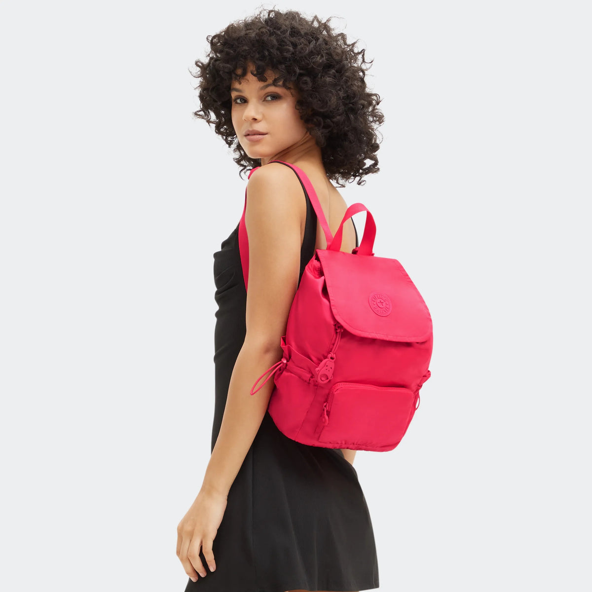 Joetta Smooth Satin Backpack Simply Fuchsia - 2