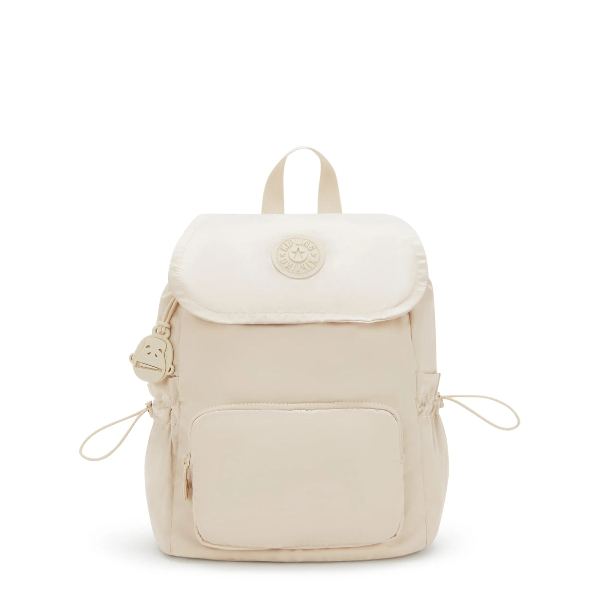 Joetta Smooth Satin Backpack Simply Beige - 1