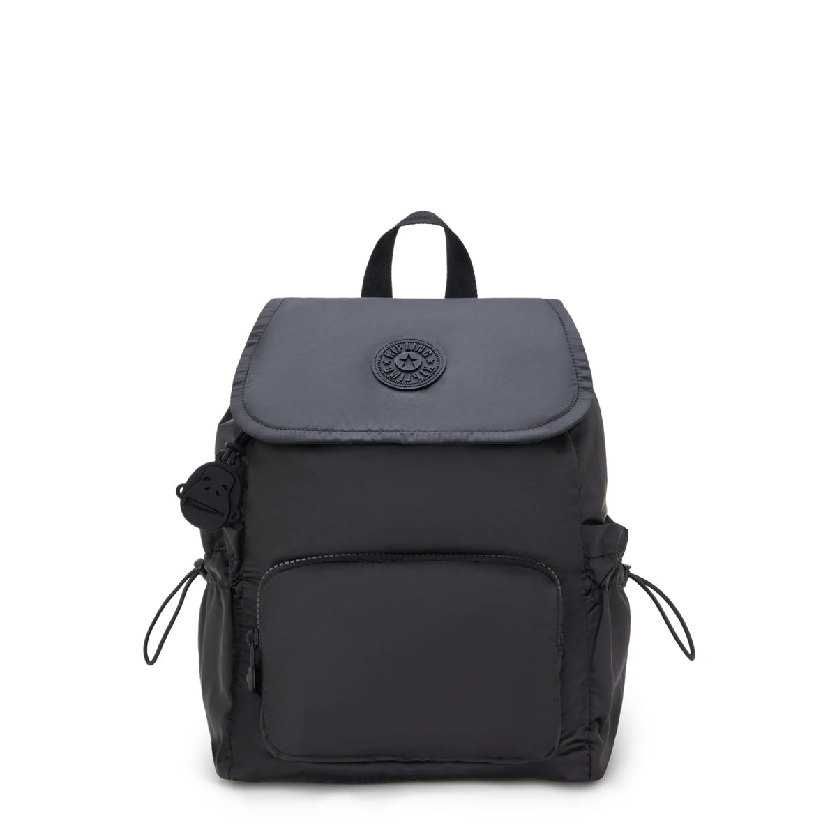 Joetta Smooth Satin Backpack Simply Black - 1