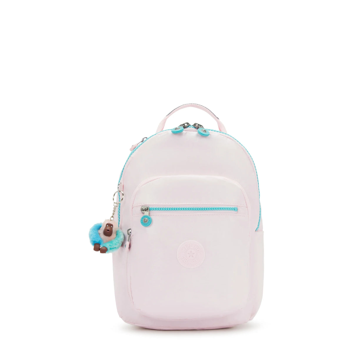 Seoul Small Metallic Tablet Backpack Sea Pink Met - 1