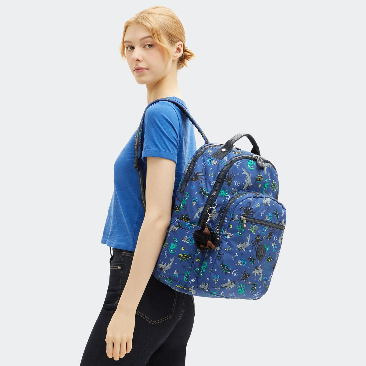 Seoul Lap Printed 15" Laptop Backpack Undersea Party - 2