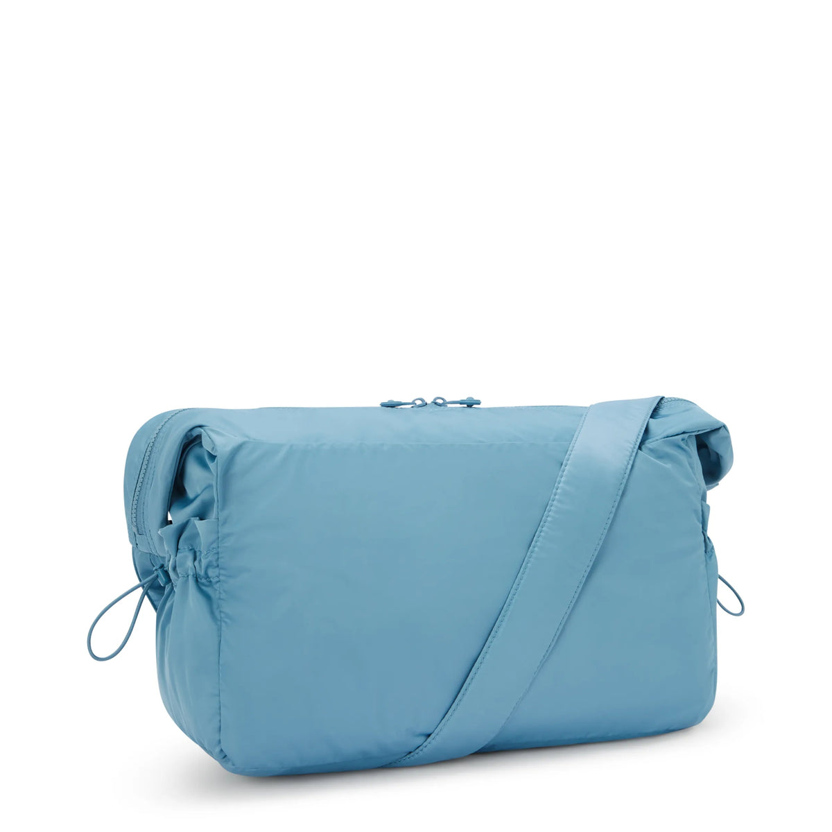 Gwyn Smooth Satin Shoulder Bag Sounds Blue - 3