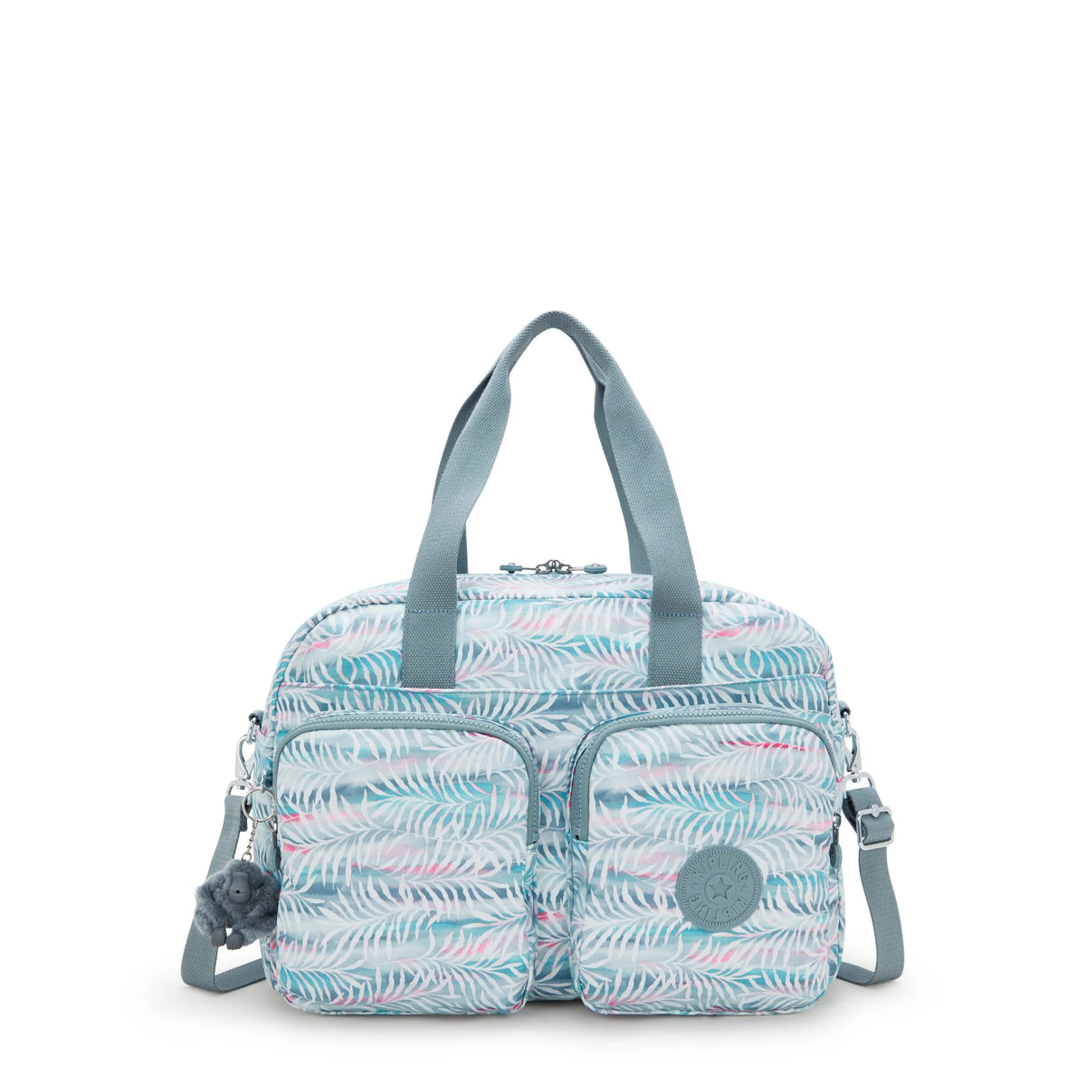 Defea Extra Large Printed Weekender Duffle Bag Palmtree Leaves - 1