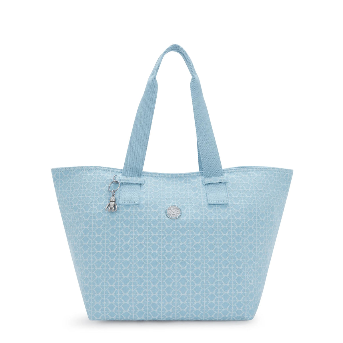 Raaja Printed Denim Tote Bag Light Denim Jq - 1