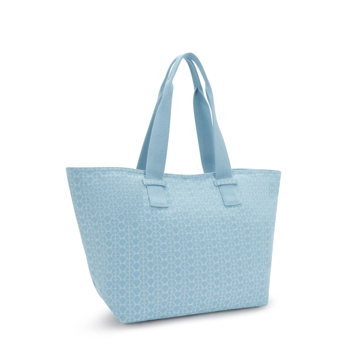 Raaja Printed Denim Tote Bag Light Denim Jq - 3