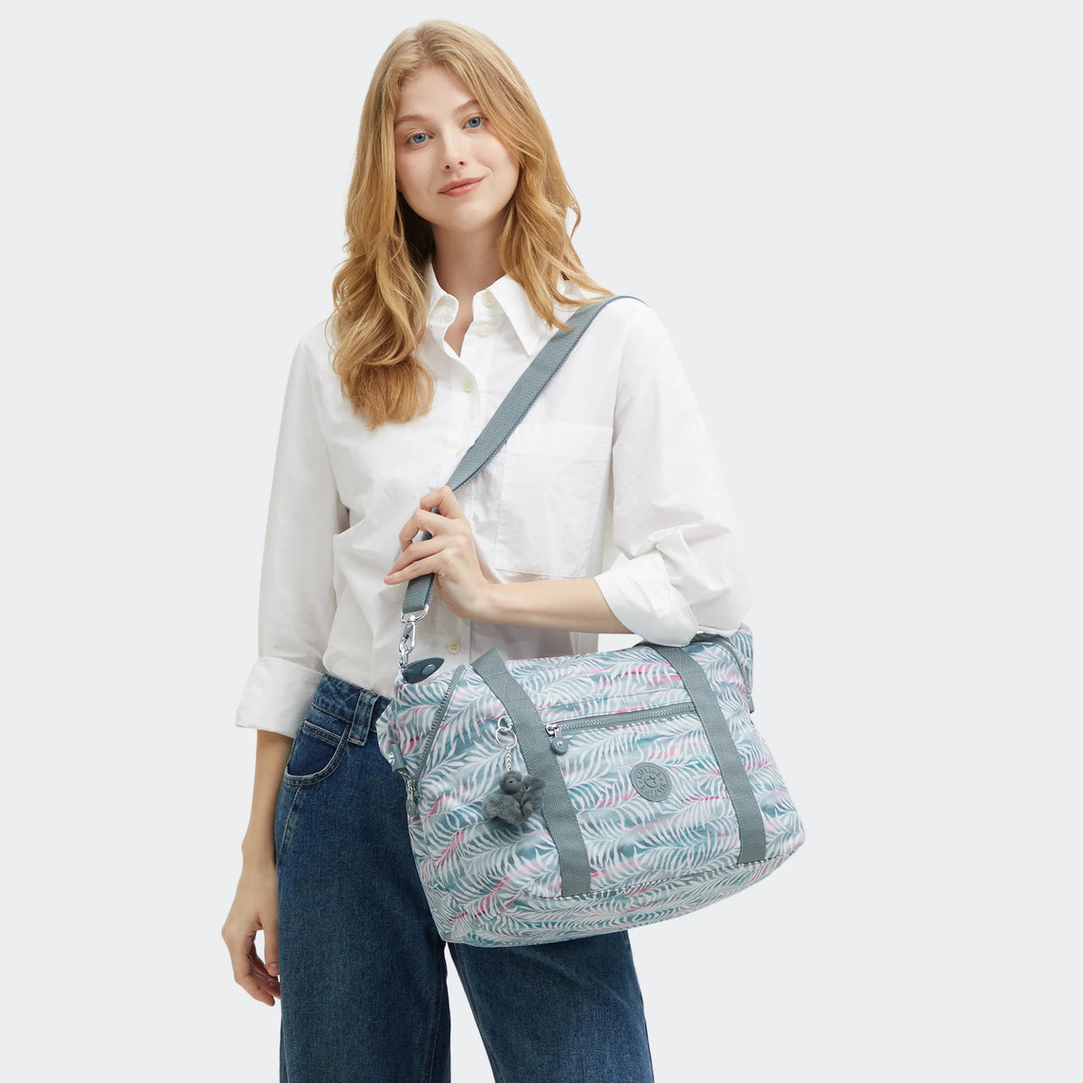 Art Printed Tote Bag Palmtree Leaves - 2