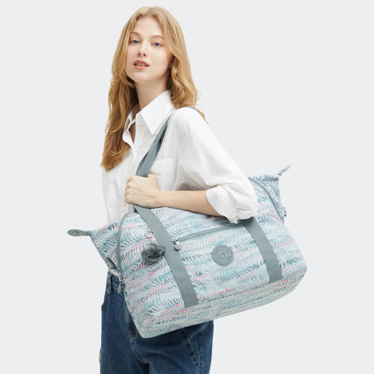 Art Medium Printed Tote Bag Palmtree Leaves - 2