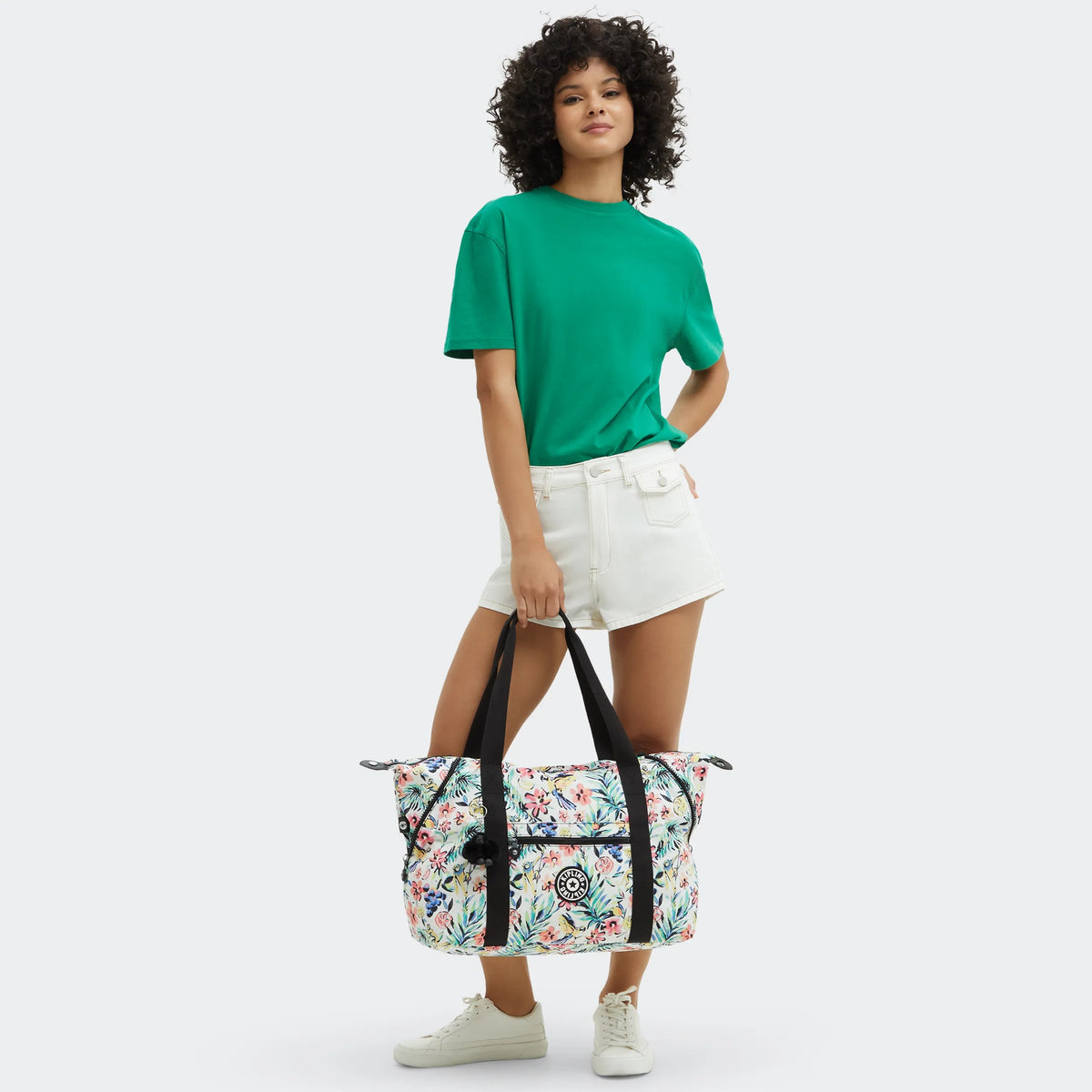 Art Medium Printed Tote Bag Cocktail Floral - 2