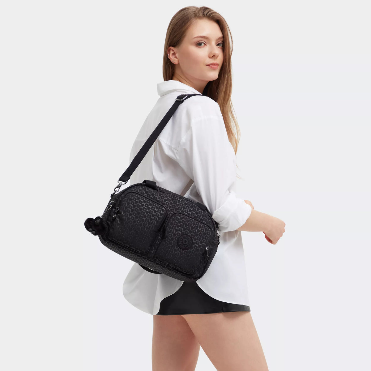 Cool Defea Printed Shoulder Bag Signature Emb - 2