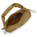 Eleni Smooth Satin Shoulder Bag Goldish Brown - 4