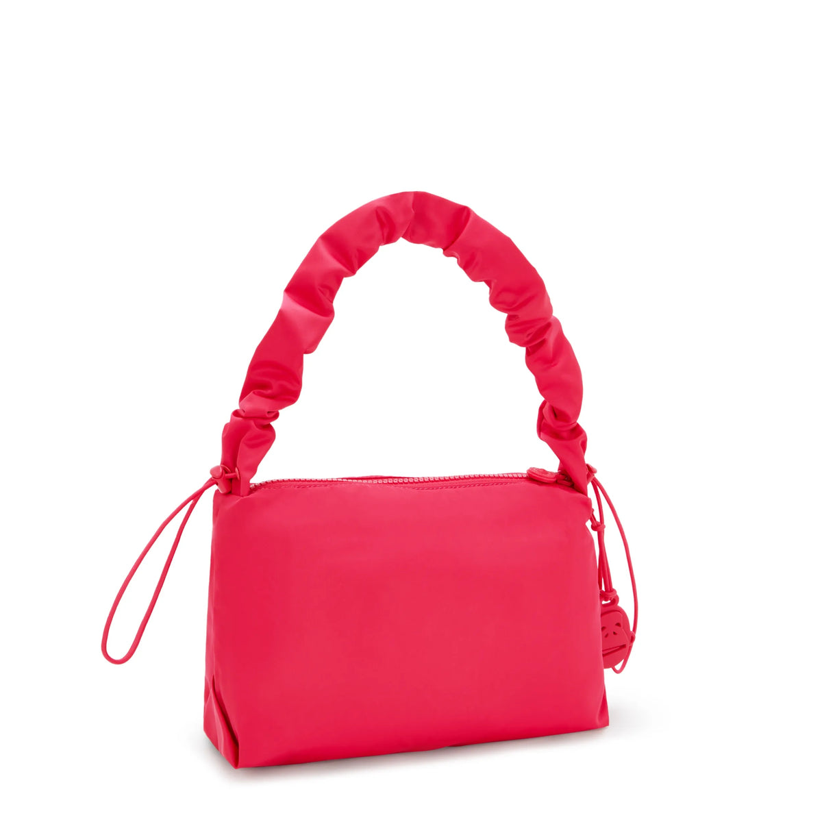Eleni Smooth Satin Shoulder Bag Simply Fuchsia - 3