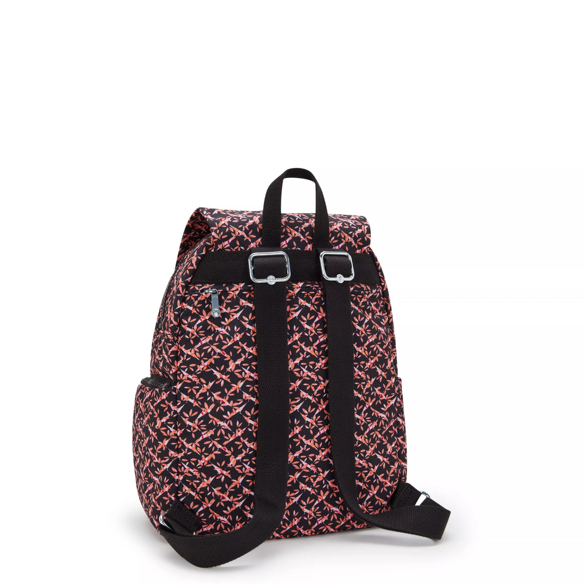 City Zip Small Printed Backpack Dancing Bouquet - 3