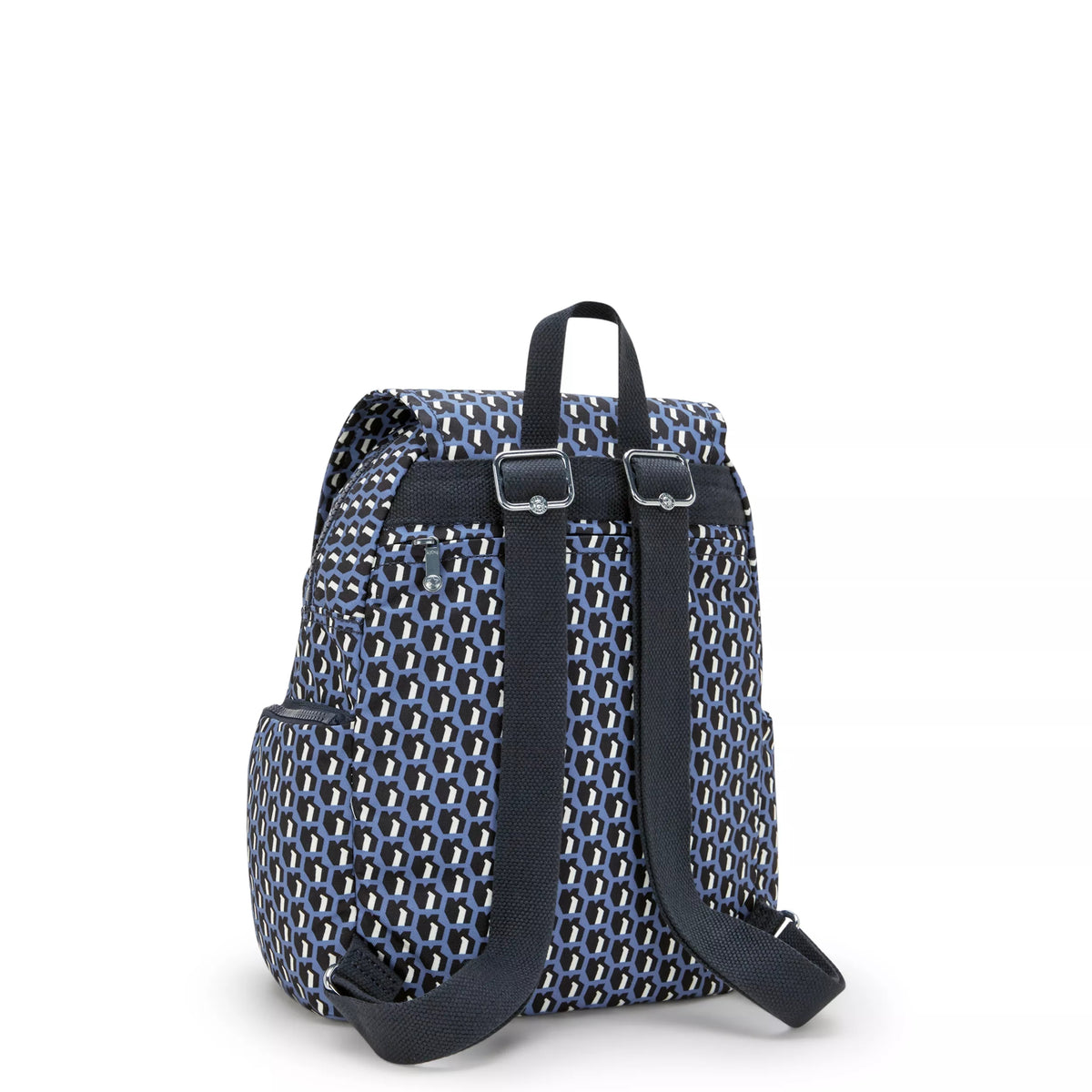 City Zip Small Printed Backpack 3D K Blue - 3