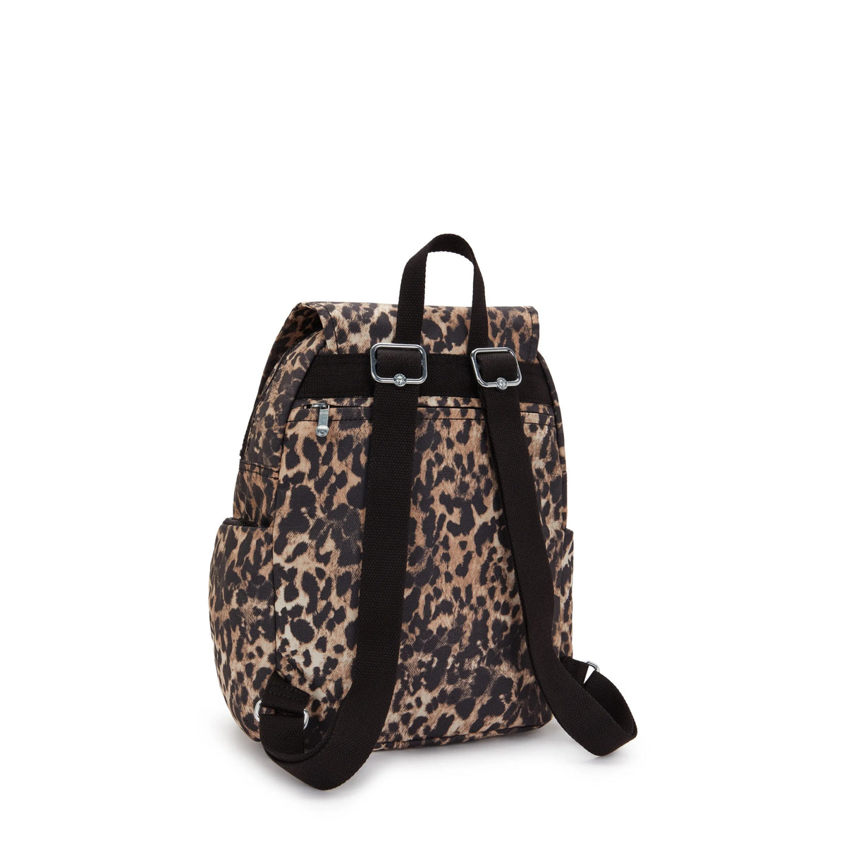 City Zip Small Printed Backpack Wild Leopard - 2