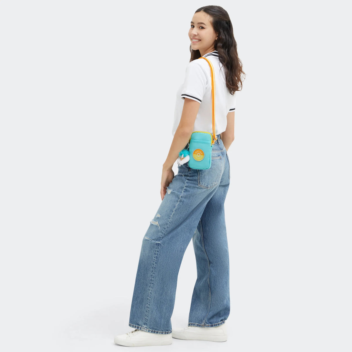 Tally Crossbody Phone Bag Poppy Aqua C - 2