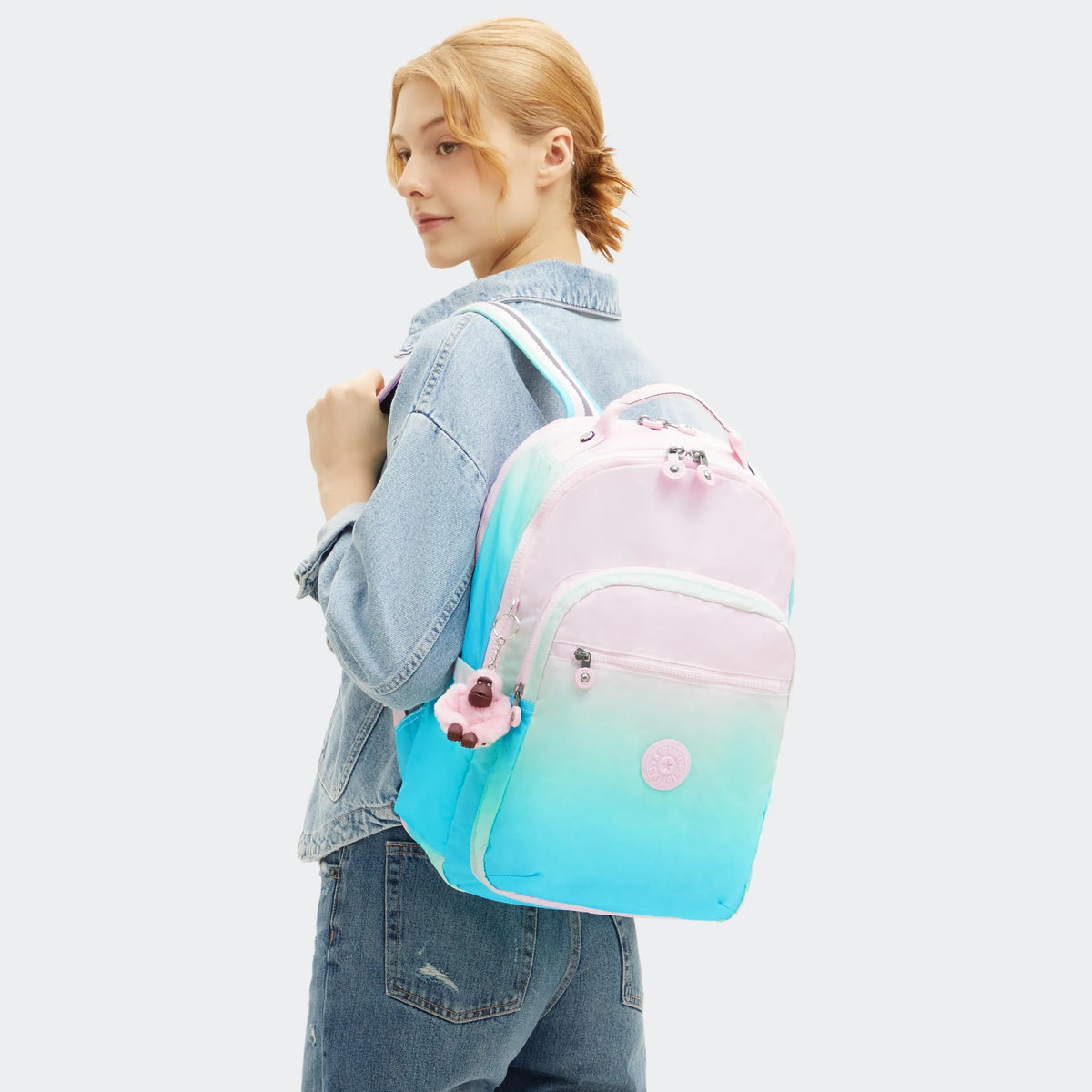 Seoul Lap Printed 15" Laptop Backpack Gradient Sea - 2