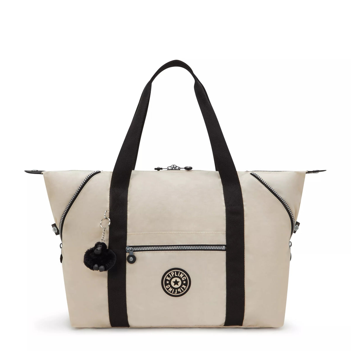 Art Medium Tote Bag Back to Beige H - 1